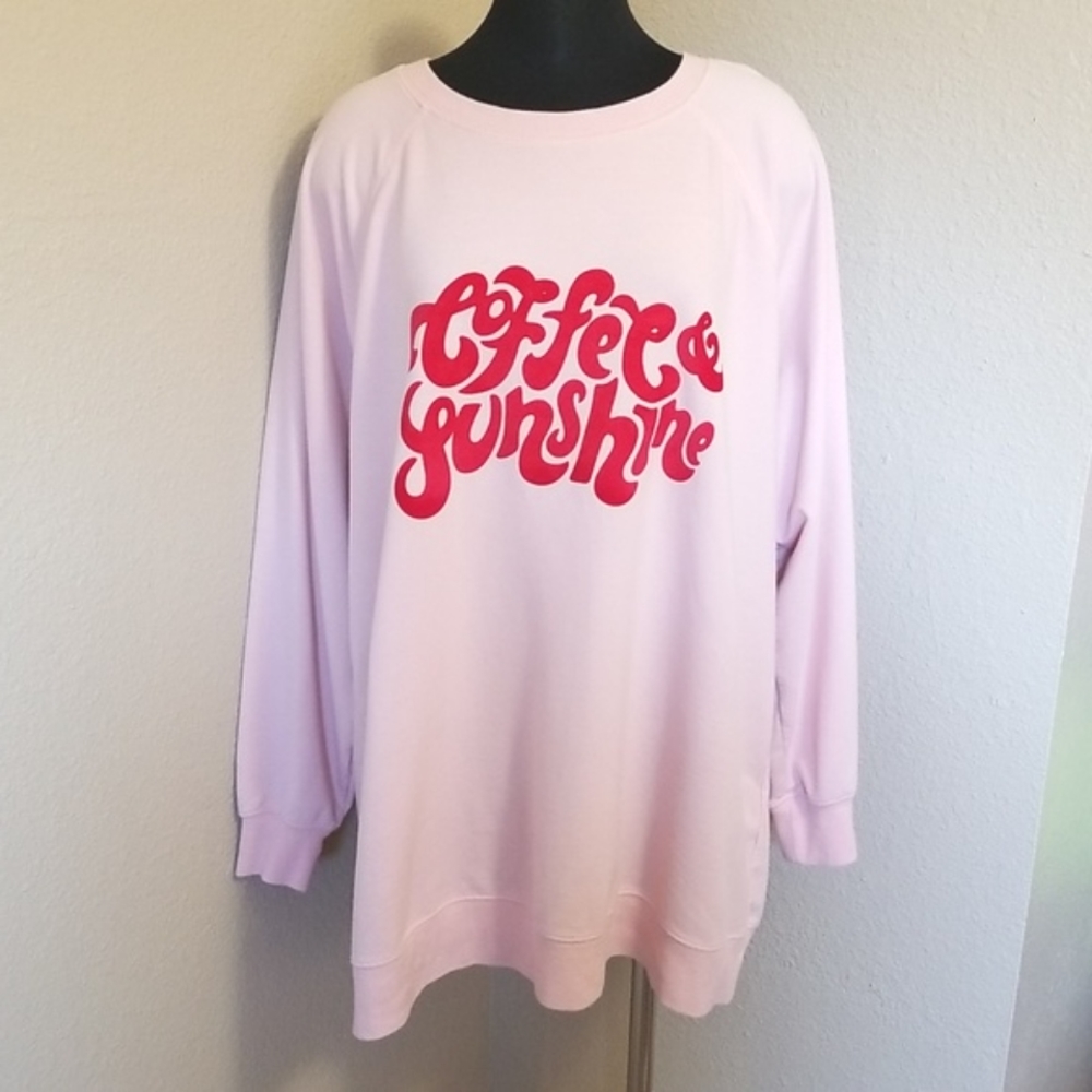 Wildfox COFFEE & SUNSHINE Sweatshirt Jumper 2XX